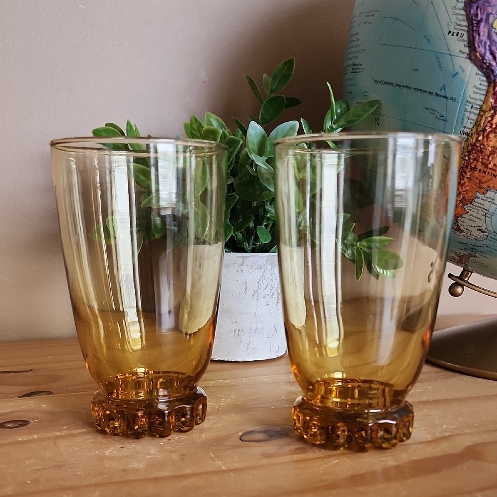 Vintage Libbey Sonnet Gold drinking glasses